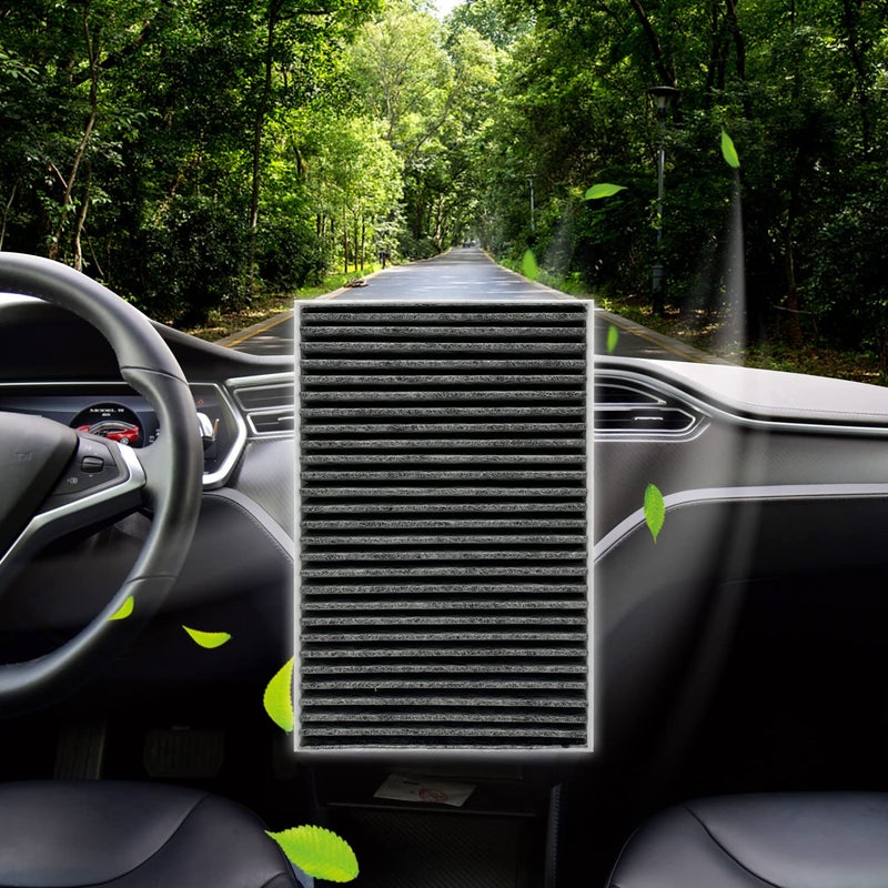 EVTIME for Tesla Model S Cabin Air Filter with Activated Carbon Fit 2012-2015 Model S 1035125-00-A. (Activated Carbon) - Image 4
